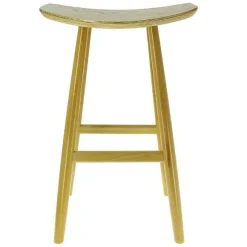 Hot RETIF Tabouret De Bar D'Int Rieur Kyoto En Bois Finition Naturelle