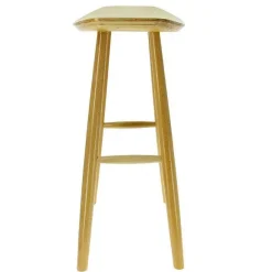 Hot RETIF Tabouret De Bar D'Int Rieur Kyoto En Bois Finition Naturelle