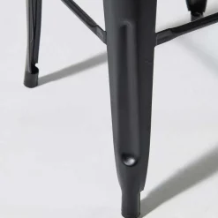 Shop RETIF Tabourets Noir Mat Bois Indus 43X43X76 Cm- Par 4