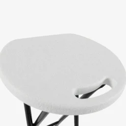 Discount RETIF Tabourets Pliants Pour Mange-Debout Blanc Acier 31X70 Cm- Par 10