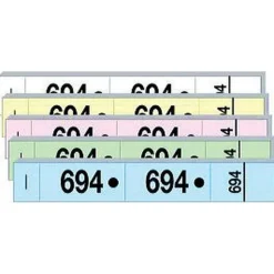 Online RETIF Tickets Vestiairex10 Carnets De 50 Tickets Avec 3 Trous 30X200Mm Assortis