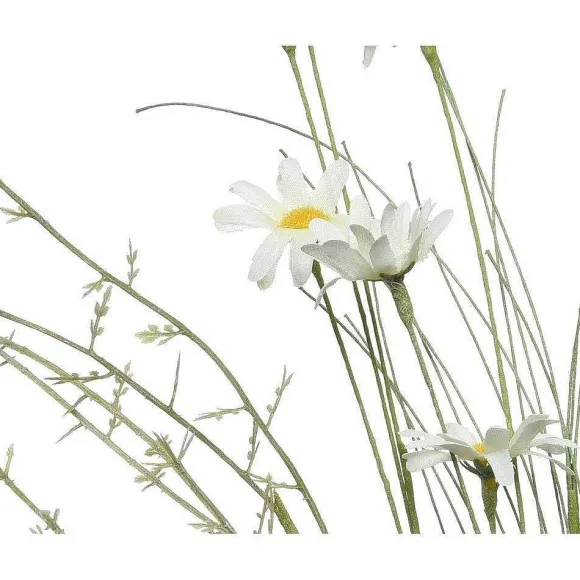Hot RETIF Tige De Marguerites Blanches L65Cm