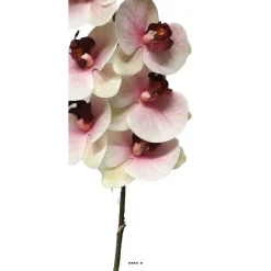 Hot RETIF Tige Orchid E Phalaenopsis Factice 9Fleurons H108Cm Pourpre-Blanc-Best