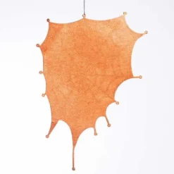 Cheap RETIF Toile D'Araign E En Ouate Orange Et Noir L 80 X H 118 Cm