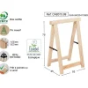 Discount RETIF Tr Teau En Pin Pro 50 De Large Section 50X23Mm