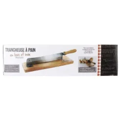 Store RETIF Trancheuse Pain En Bois Et Inox