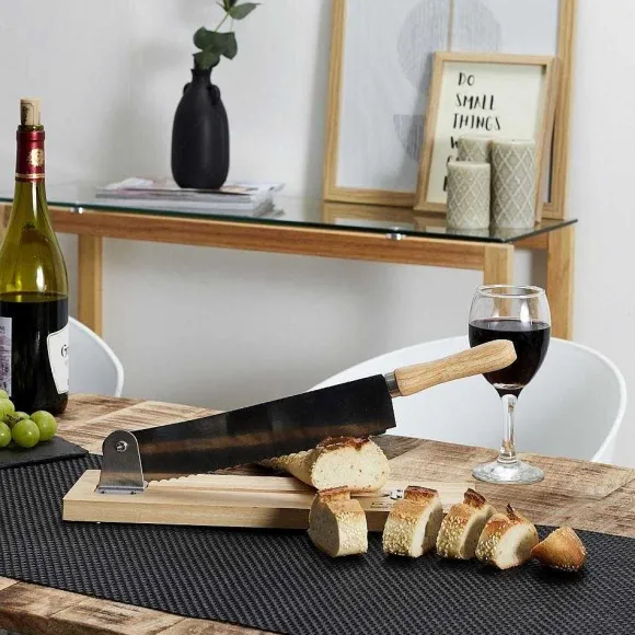 Store RETIF Trancheuse Pain En Bois Et Inox
