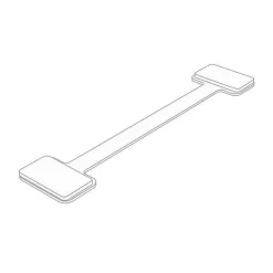 New RETIF Twister En Pvc Cristal, 75 Mm Pour Stop-Rayon - Par 100