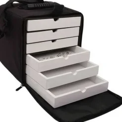 Hot RETIF Valise De Transport Pour Pr Sentoirs Bijoux 24,5 X 23,5 X 25,5Cm
