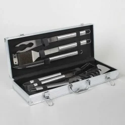 New RETIF Valisette 5 Pi Ces Barbecue Silver