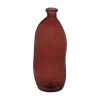 Sale RETIF Vase Bouteille En Verre Recycl Rouge Ambre 13Xh 35Cm