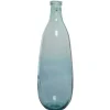 Sale RETIF Vase En Verre Bleu Recycl 25X75Cm