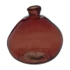 Shop RETIF Vase Rond En Verre Recycl Rouge Ambre H33Cm