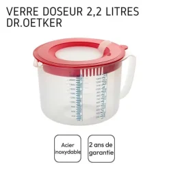 Best Sale RETIF Verre Doseur 2,2 Litres Dr.Oetker Baker Edition