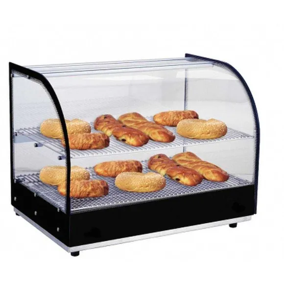 Discount RETIF Vitrine Chauffante Double Niveau Avec Vitrage Bomb Dot De 2 Grilles