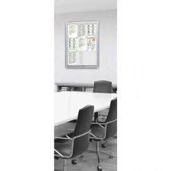 Store RETIF Vitrine Maxi Fond M Tal Magn Tique Portes Coulissantes18 A4