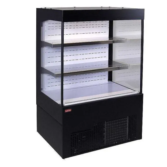 Best RETIF Vitrine R Frig R E Murale Vitre Inclin E En Libre-Service De Coloris Noir