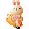 Clearance RETIF Vitrophanie Lapin Et Poussin Trottinette Aquarelle