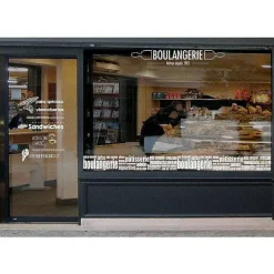 Best Sale RETIF Vitrophanie Mood Board Boulangerie P Tisserie - 70 X 100 Cm