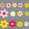 Flash Sale RETIF Vitrophanie Petites Fleurs Multicolores D Couper - 50 X 70 Cm