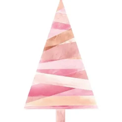 Shop RETIF Vitrophanie Sapin Rose Aquarelle